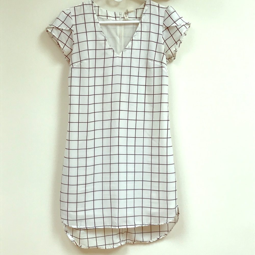 Mod Check Shift Dress | S